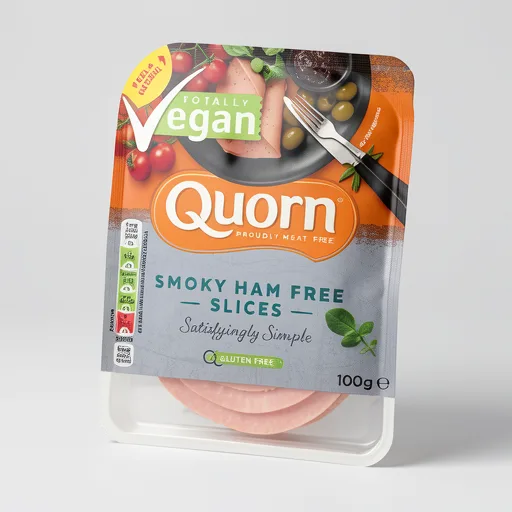 Quorn Vegan Smoky Ham Free Slices 100g