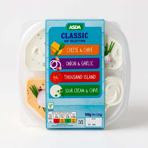 ASDA Classic Dip Selection 4 x 125g (500g)