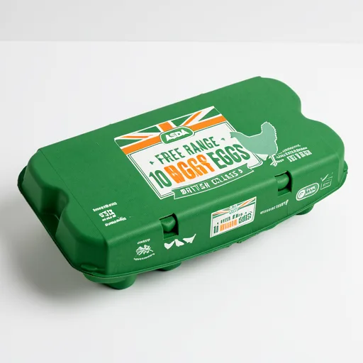 ASDA Free Range 10 Mixed Weight Eggs 535g