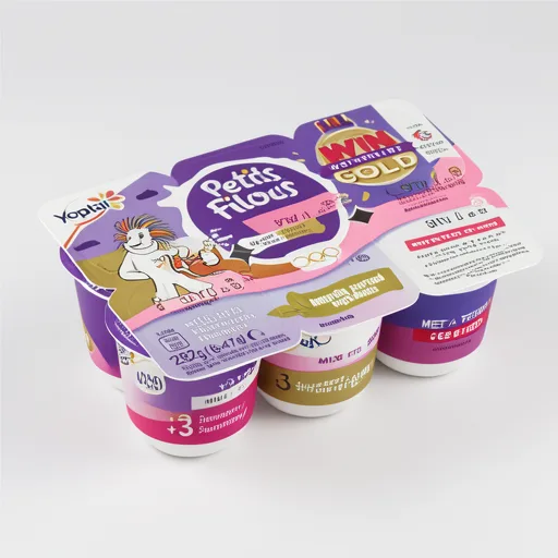 Petits Filous Kids Strawberry & Raspberry Yoghurt Small Pots 6 x 47g