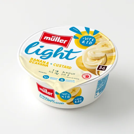 Muller Light Banana & Custard Fat Free Yogurt