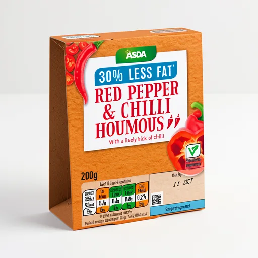 ASDA Red Pepper & Chilli Houmous 200g