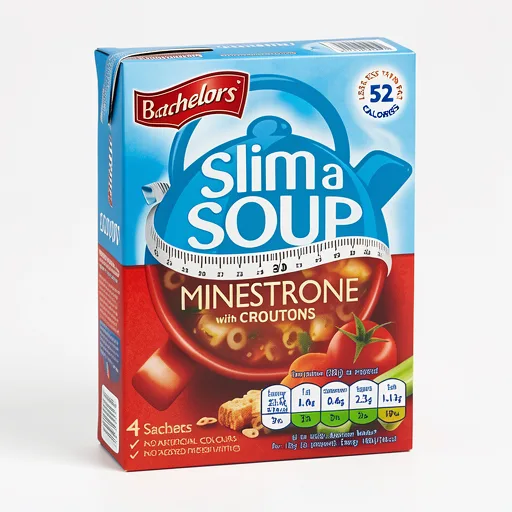 Batchelors Slim a Soup Minestrone with Croutons Sachets x4 61g