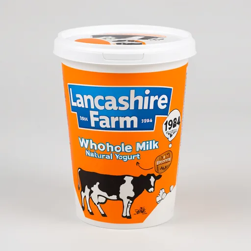 Lancashire Farm Traditional Live Whole Milk Natural Yogurt 470g