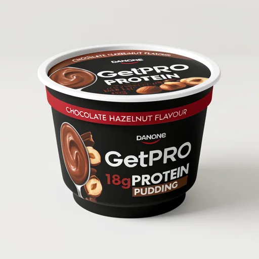 GetPro Chocolate Hazelnut Flavour Pudding 180g
