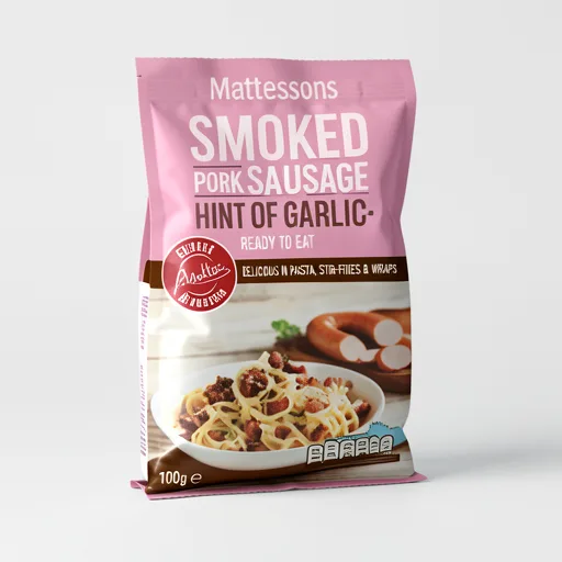 Mattessons Smoked Pork Sausage Hint of Garlic 160g