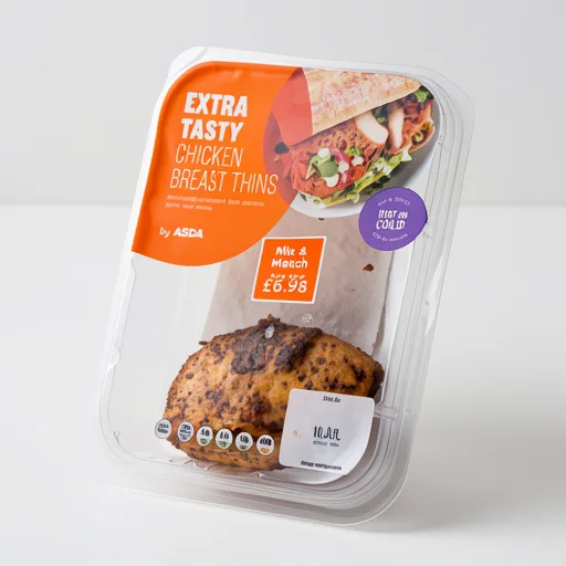 ASDA Extra Tasty Chicken Breast Thins 180g