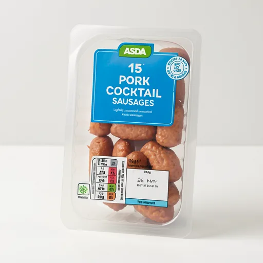 ASDA 15 Pork Cocktail Sausages 150g