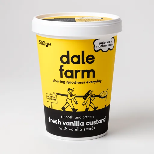 Dale Farm Fresh Vanilla Custard 500ml