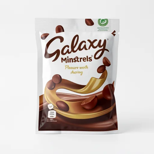 Galaxy Minstrels Milk Chocolate Buttons Pouch Bag 125g