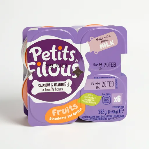 Petits Filous Strawberry and Apricot Fromage Frais 6 x 47g (282g)