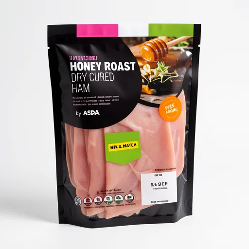 ASDA Finely Sliced Honey Roast Dry Cured Ham 120g