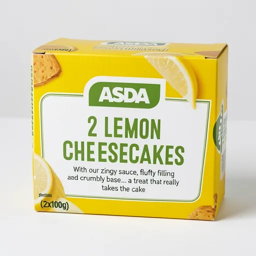 ASDA Lemon Cheesecakes 2 x 100g (200g)