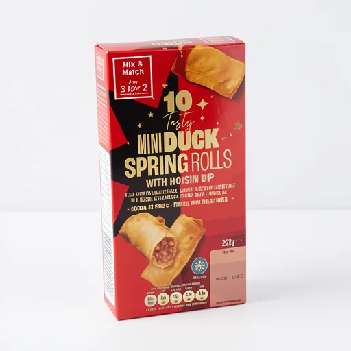 ASDA Magical Mini Duck Spring Rolls with Hoisin Dip 220g