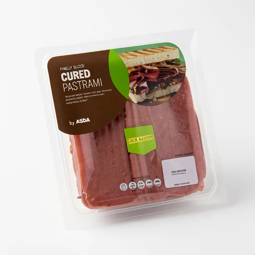 ASDA Finely Sliced Cured Pastrami 110g