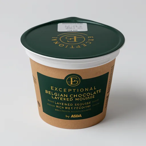Exceptional by ASDA Belgian Chocolate Layered Mousse 110g