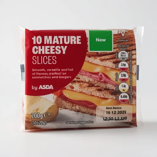ASDA 10 Mature Cheesy Slices 10x20g (200g)