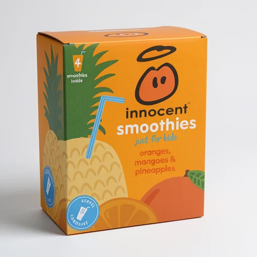 Innocent Kids Smoothies Oranges, Mangoes & Pineapples 4 x 150ml