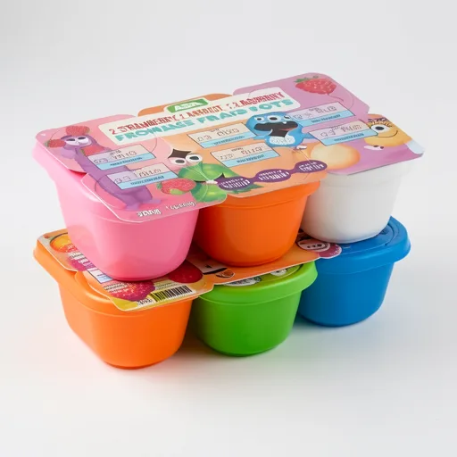 ASDA Kids Mix Flavours Fromage Frais Pots 6 x 50g (300g)