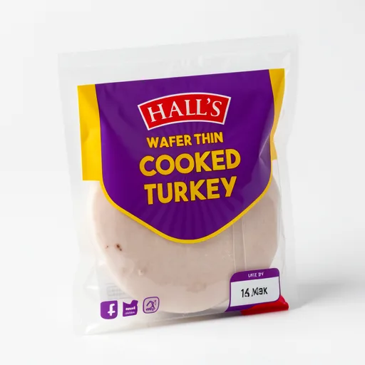 Hall's Wafer Thin Cooked Turkey 125g
