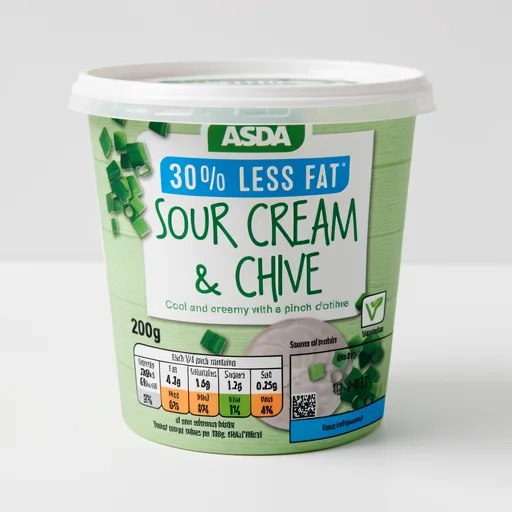 ASDA Sour 30% Less Fat Cream & Chive 200g