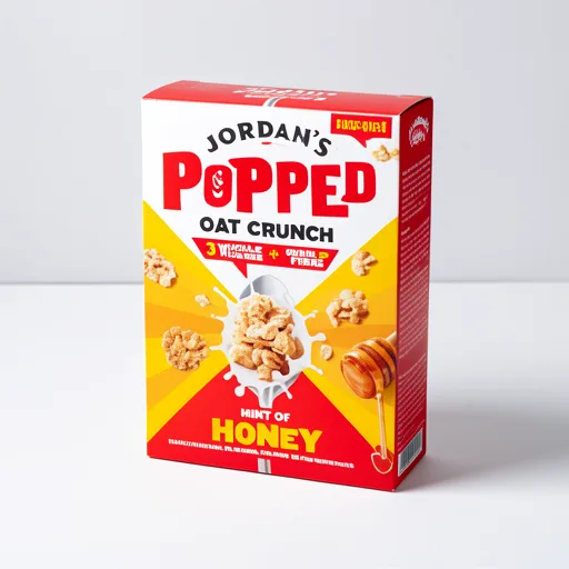 Jordans Popped Oat Crunch Hint of Honey Breakfast Cereal 425g
