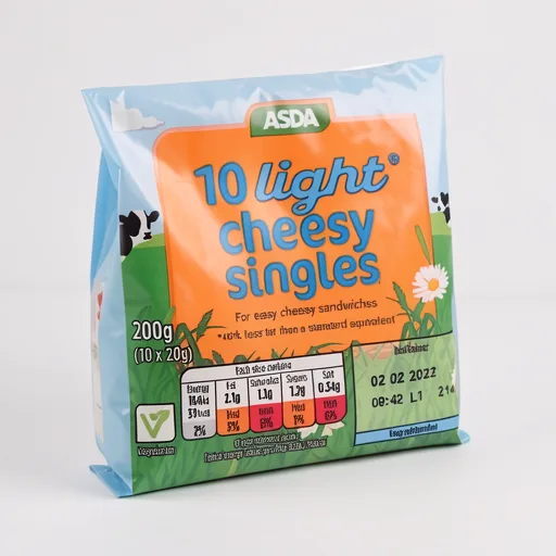 ASDA Light Cheesy Slices 10 x 20g (200g)