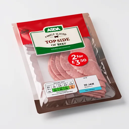 ASDA Finely Sliced Beef 100g