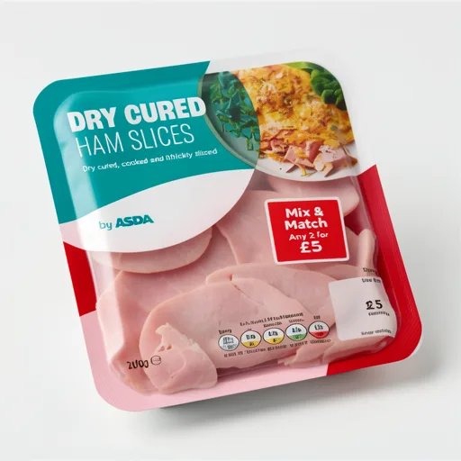 ASDA Dry Cured Ham 200g