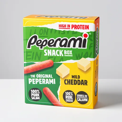 Peperami & Cheese Snack Box 50G
