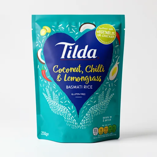 Tilda Coconut, Chilli & Lemongrass Basmati Rice 250g