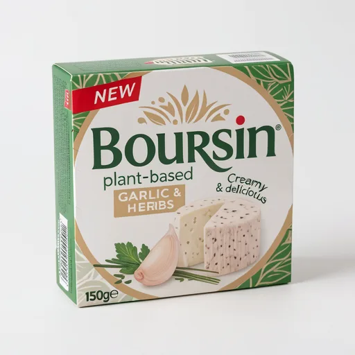 Boursin Garlic & Herbs Vegan Alternative to Cheese 150g