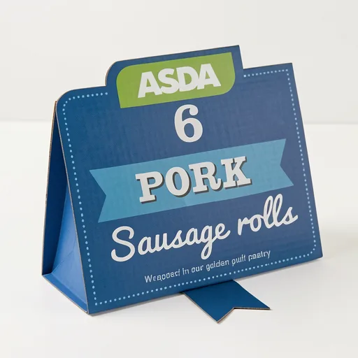 ASDA Pork Sausage Rolls 6 x 60g (360g)