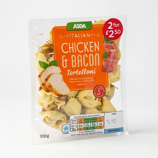 ASDA Chicken & Bacon Tortelloni 300g