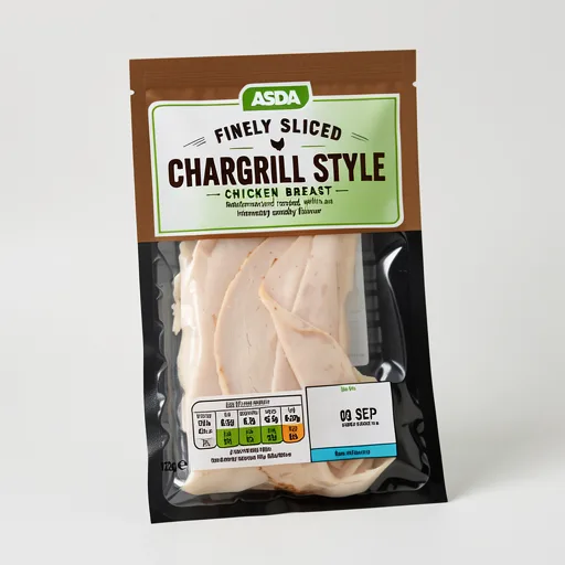 ASDA Finely Sliced Chargrill Style Chicken Breast 120g
