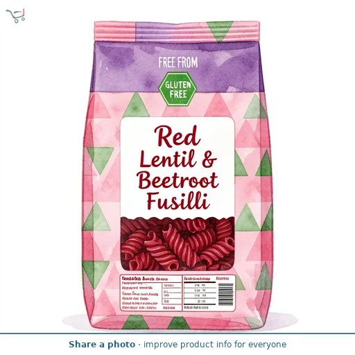 Red Lentil & Beetroot Fusilli