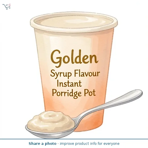 Golden Syrup Flavour Instant Porridge Pot
