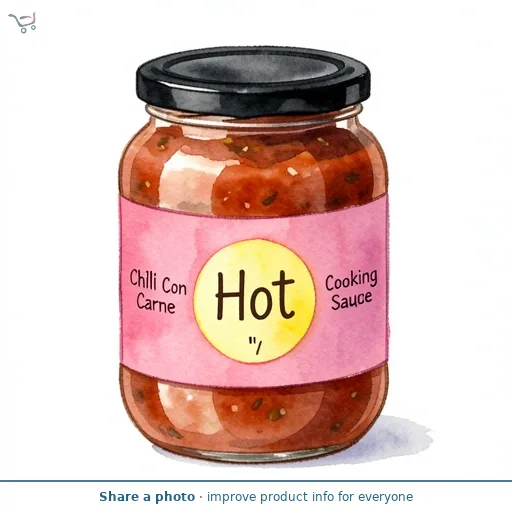 Hot Chilli Con Carne Cooking Sauce