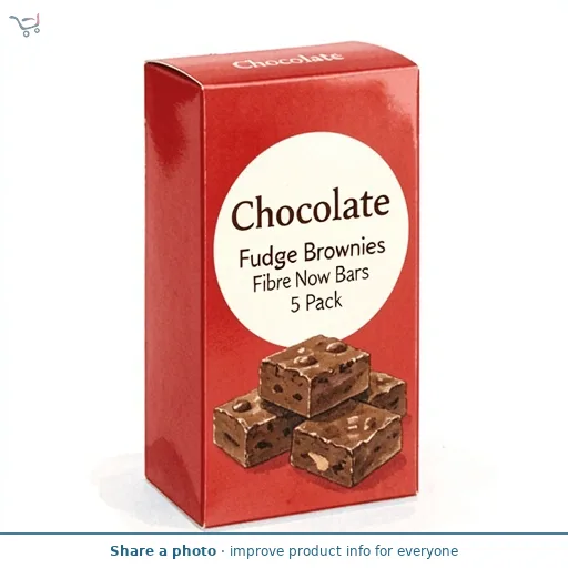 Chocolate Fudge Brownies Fibre Now Bars 5 Pack