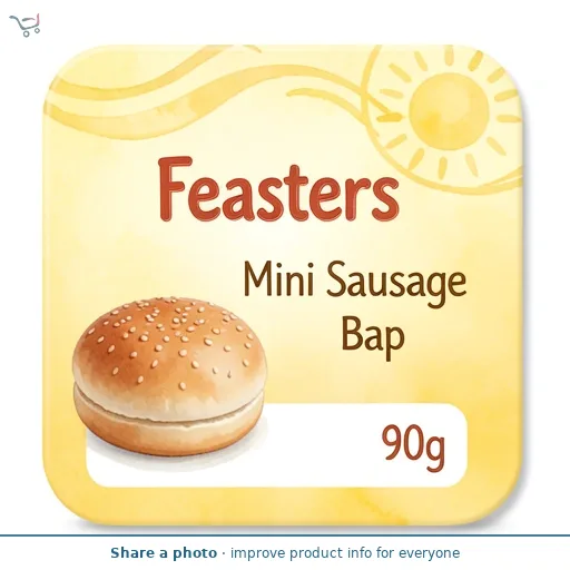 Feasters Mini Sausage Bap 90g