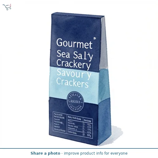 Gourmet Sea Salt Savoury Crackers