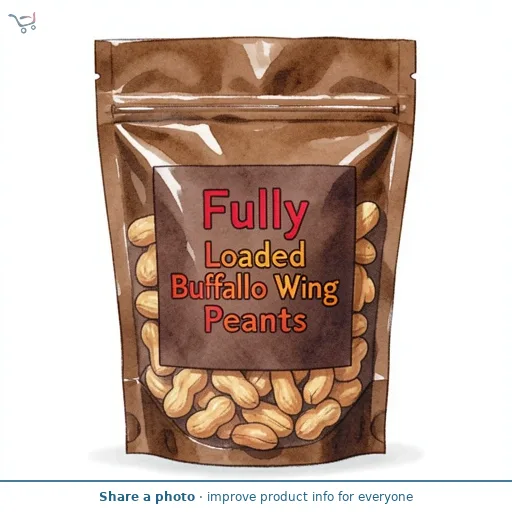 Fully Loaded Buffalo Wing Peanuts