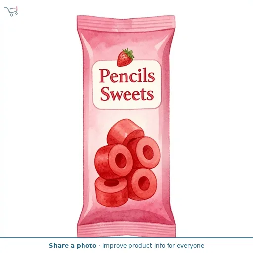Strawberry Pencils Sweets
