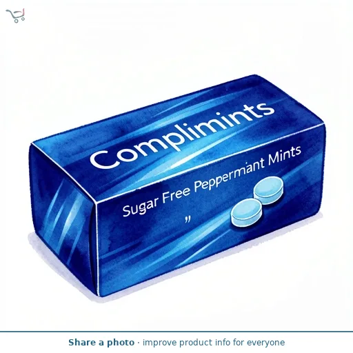 Complimints Sugar Free Peppermint Mints
