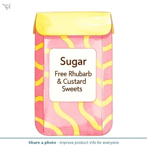 Sugar Free Rhubarb & Custard Sweets