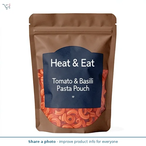 Tomato & Basil Fusilli Pasta Pouch