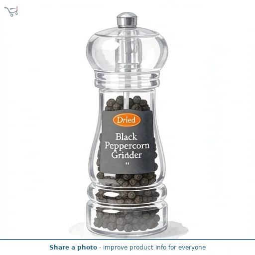 Dried Black Peppercorn Grinder