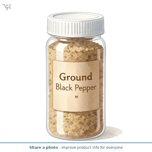Ground Black Pepper