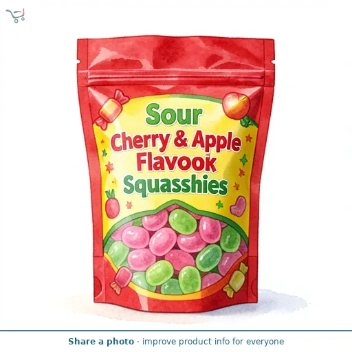 Sour Cherry & Apple Flavour Drumstick Squashies