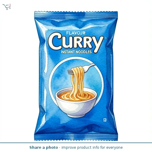Curry Flavour Instant Noodles